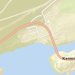 A827, Aberfeldy, Perth and Kinross PH15, UK Street Map