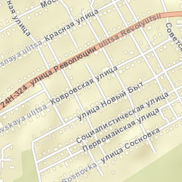 Yuzhskiy Rayon Street Map