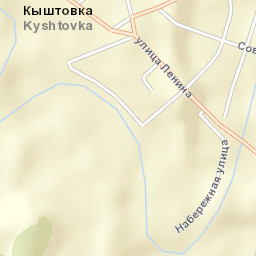 Kyshtovka Street Map