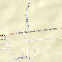 Shaburnovo Street Map