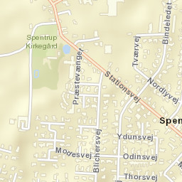 Spentrup Street Map