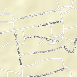 Chistoye Street Map