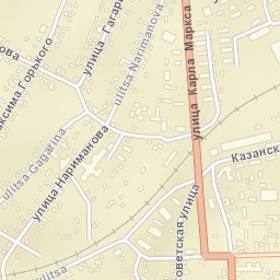 Agryz Street Map