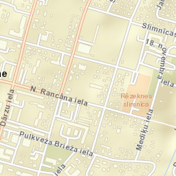 Rēzekne Street Map