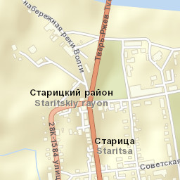 Staritsa Street Map