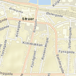 Struer Street Map