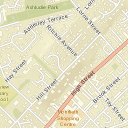 Monifieth Street Map