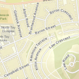 Law Crescent, Dundee, Dundee City DD3, UK Street Map