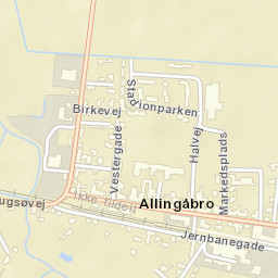 Allingåbro Street Map