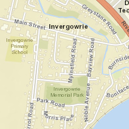 Invergowrie Street Map