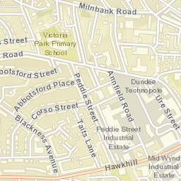 Abbotsford Pl, Dundee, Dundee City DD2 Street Map