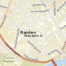 Randers Street Map