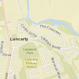 Luncarty Street Map
