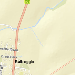 A94, Perth, Perth and Kinross PH2, UK Street Map