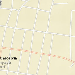 Verkhnyaya Sysert’ Street Map