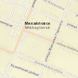 Mikhaylovsk Street Map