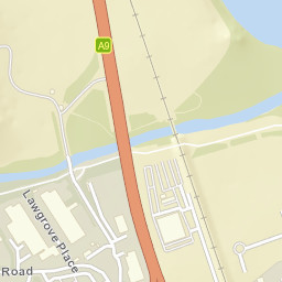 A9, Perth, Perth and Kinross PH1, UK Street Map