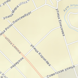 Arti Street Map