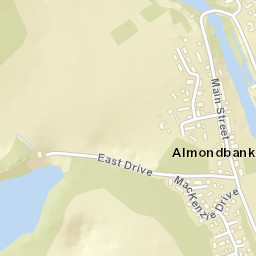 Almondbank Street Map
