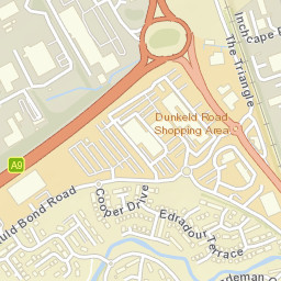 A912, Industrial Estate, Perth, Perth and Kinross PH1, UK Street Map