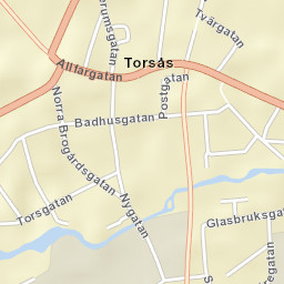 Torsås Street Map