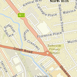 89 Dunkeld Rd, Perth, Perth and Kinross PH1, UK Street Map