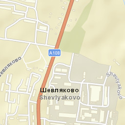 Shevlyakovo Street Map