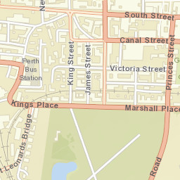 Perth Street Map