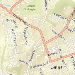 Langå Street Map