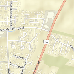 Ryomgård Street Map