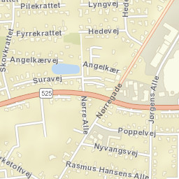 Bjerringbro Street Map