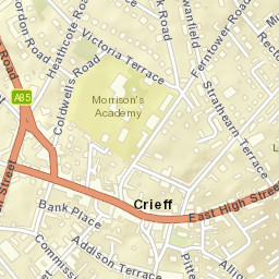 Crieff Street Map