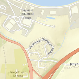 A912, Perth, Perth and Kinross PH2, UK Street Map