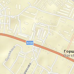 Gorshkovo Street Map