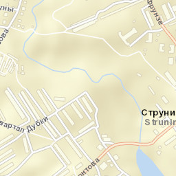Strunino Street Map