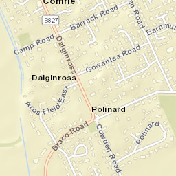 Comrie Street Map
