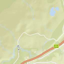 Loch Lomond and the Trossachs National Park, A84, Lochearnhea Street Map