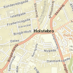 Holstebro Street Map