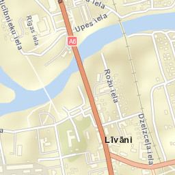 Līvāni Street Map