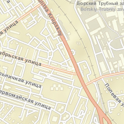 Bor Street Map