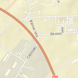Nīca Street Map