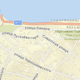Koz’modem’yansk Street Map