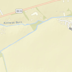 B939, Saint Andrews, Fife KY16, UK Street Map