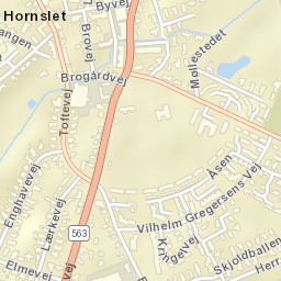 Hornslet Street Map
