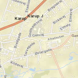 Karup Street Map