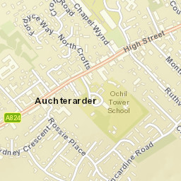 Auchterarder Street Map