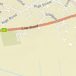 Auchtermuchty Street Map