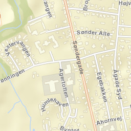 Kjellerup Street Map