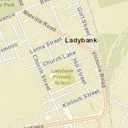 Ladybank Street Map