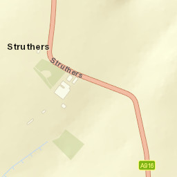 A916, Cupar, Fife KY15, UK Street Map